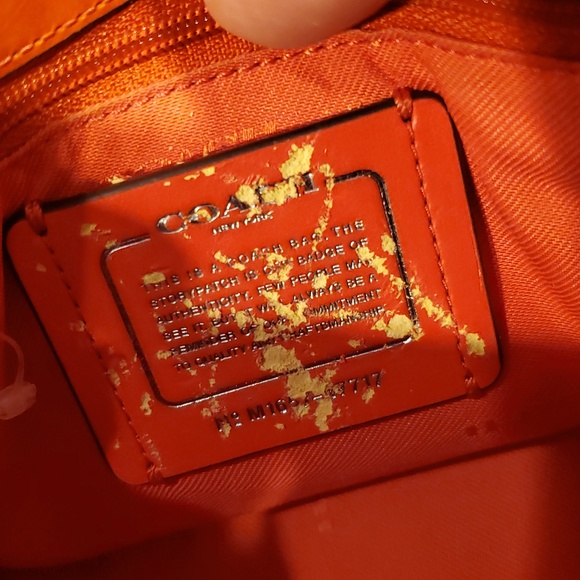 Like NEW Coach Bowery Croc Embossed Crossbody - Picture 10 of 12